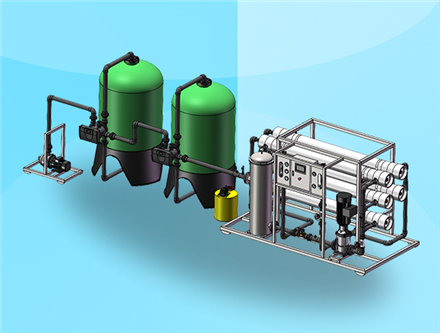 10吨每小时反渗透设备，纯水设备生产厂家 反渗透设备制造商